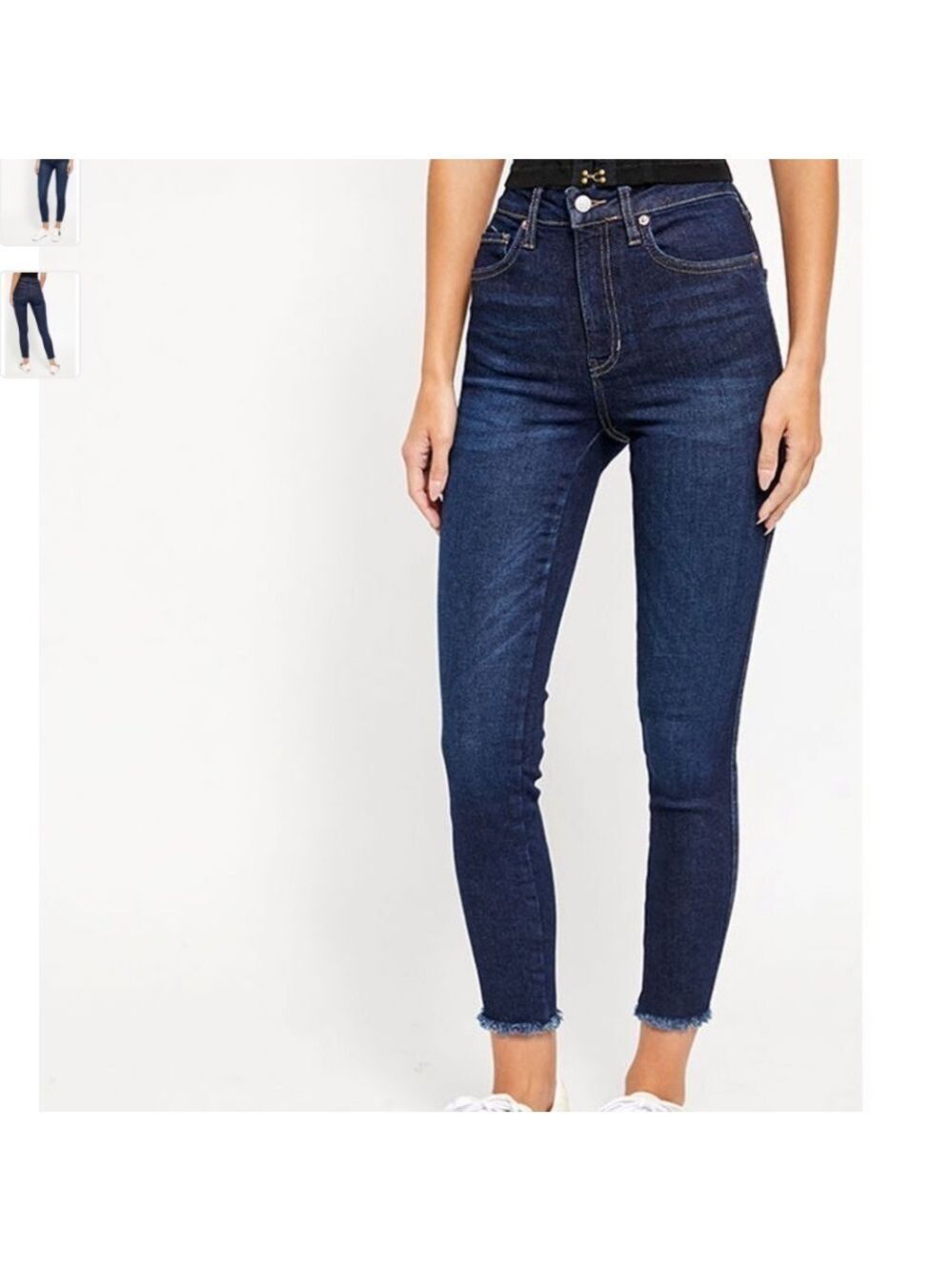Nwt Free People Raw Hem High Rise Jegging Jeans